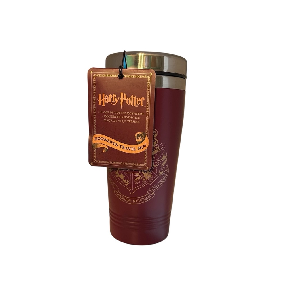 Harry Potter‎ Hogwarts Travel Mug Paladone Burgundy Insulated NWT Gift Idea